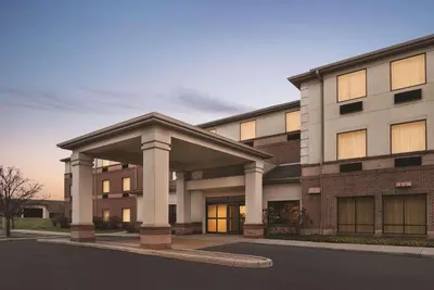 a rendering of a building with a building at Country Inn & Suites by Radisson, Dayton South, OH in Dayton