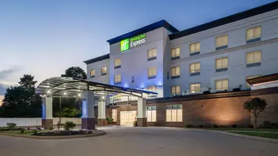 a rendering of the front of a hotel at Holiday Inn Express Richmond by IHG in Richmond