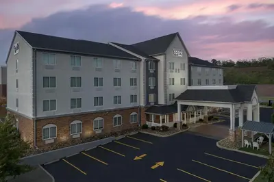 a rendering of a hotel with a parking lot at Spark by Hilton Washington Meadowlands Blvd in Washington