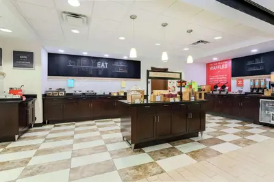 a store with a cash counter in a store at Hampton Inn & Suites Wheeling - The Highlands in Triadelphia