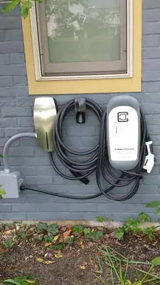 a hose is hooked up to a phone on a house at Riverside Gables Bed and Breakfast in Berea