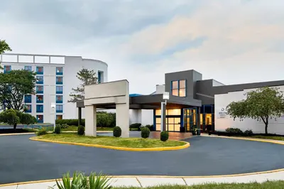 a rendering of the front of a building at Delta Hotels by Marriott Toledo in Toledo