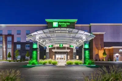 a hospital building with a sign that reads houstonium at Holiday Inn & Suites - Toledo Southwest - Perrysburg by IHG in Perrysburg