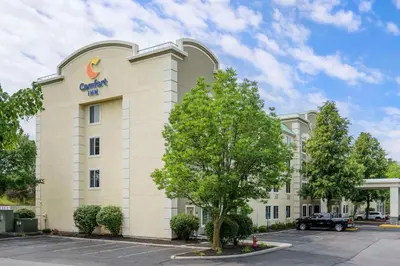 a rendering of the front of a hotel at Comfort Inn North-Polaris in Columbus