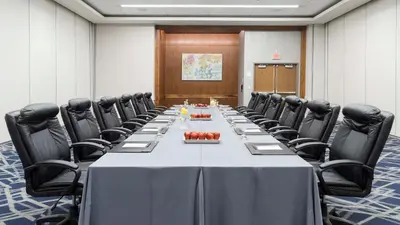 a conference room with a long table and chairs at Hyatt Regency Columbus in Columbus