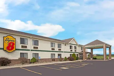 a rendering of a hotel with a inn at Super 8 by Wyndham Defiance in Defiance