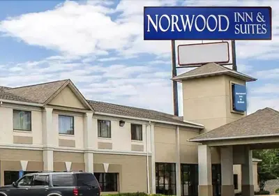 a sign in front of a northwood inn and suites at Howard Johnson by Wyndham Columbus State Fairgrounds I-71 in Columbus