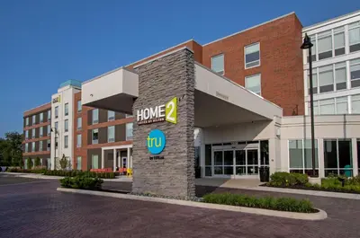 a building with a home sign in front of it at Tru By Hilton Grove City Columbus in Grove City
