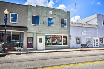 a building on the side of a street at Updated Williamstown Apartment with Kitchen! in Williamstown