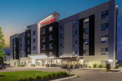 a rendering of the front of a hotel at TownePlace Suites By Marriott Dayton Wilmington in Wilmington