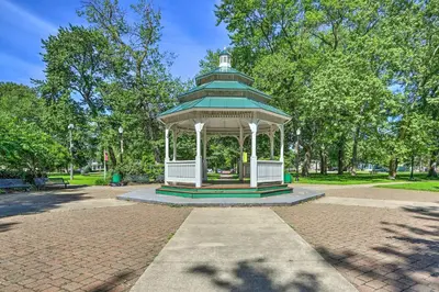 a gazebo in the middle of a park at 3 Mi to Dtwn Walkable Apt in Cleveland! in Cleveland