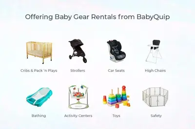 a screenshot of the baby gear rewards from baby stuff at Cheerful 3-BR home near Downtown Dayton, Wright Patterson AFB and Airport in Dayton