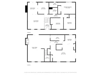 a house with a viewfloor plan at Sleeps 12, Wooded Lot, Near Ark, Great for Family in Williamstown