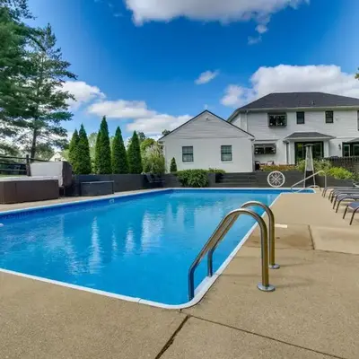 Luxury Maineville Villa with Private Pool and Deck