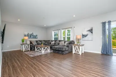 a living room with a couch and two tables at 1392 Soaring Way Brand new construction in well-kept HOA community in Maineville
