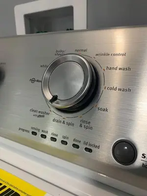 a close up of a microwave oven with a knob at 5145 Porsche Newly Remodeled 2 BDRM Ranch Attached Home in Rockdale
