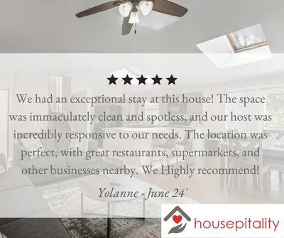 a ceiling fan with four stars on a wall at Housepitality - The Woodward Park Charmer - 4BR in Columbus