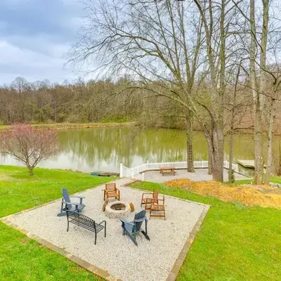 Renovated Logan Home with Pond and Fire Pit