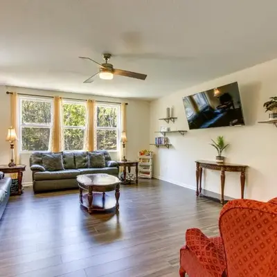 Private Backyard! Spacious Home 25 Mi to Columbus
